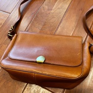 Madewell Brown Leather Crossbody Purse